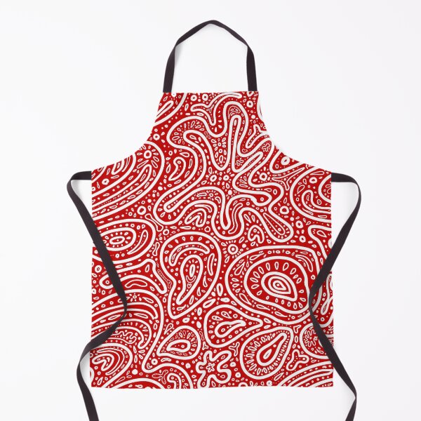 Item preview, Amoeba Paisley Red designed and sold by EmmiLooArt.