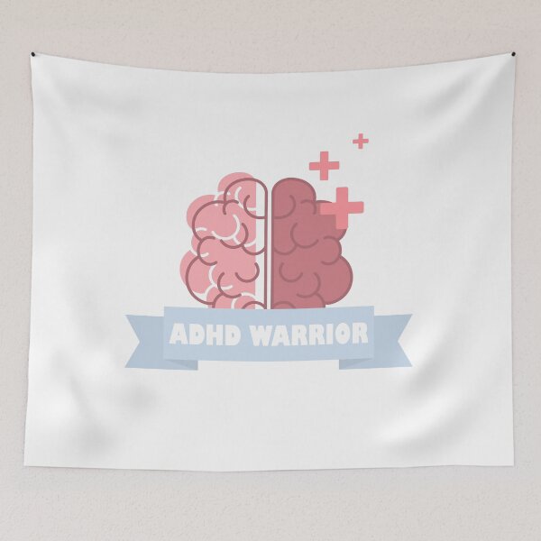 Item preview, ADHD Warrior designed and sold by DesignByJK.