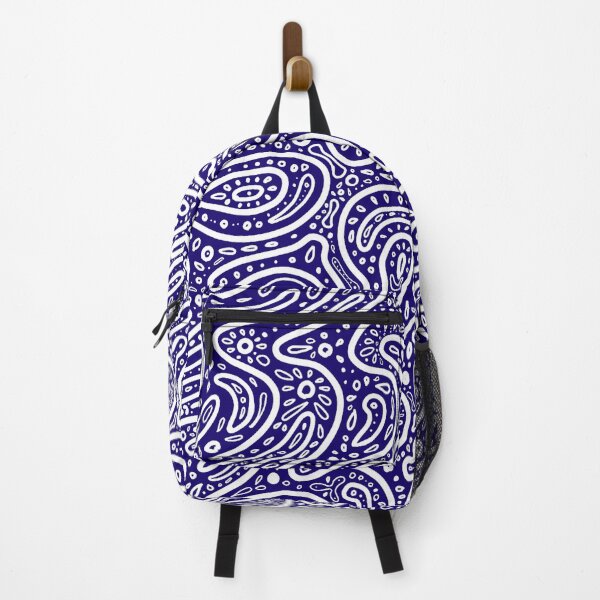 Item preview,  Amoeba Paisley Navy designed and sold by EmmiLooArt.