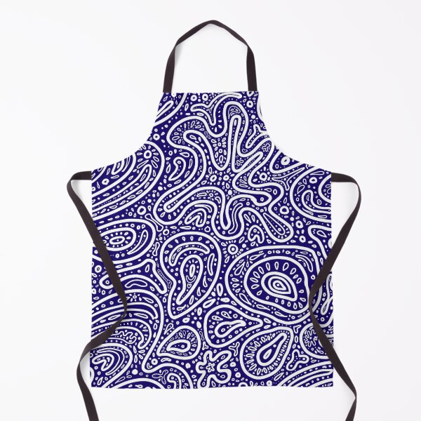 Item preview,  Amoeba Paisley Navy designed and sold by EmmiLooArt.