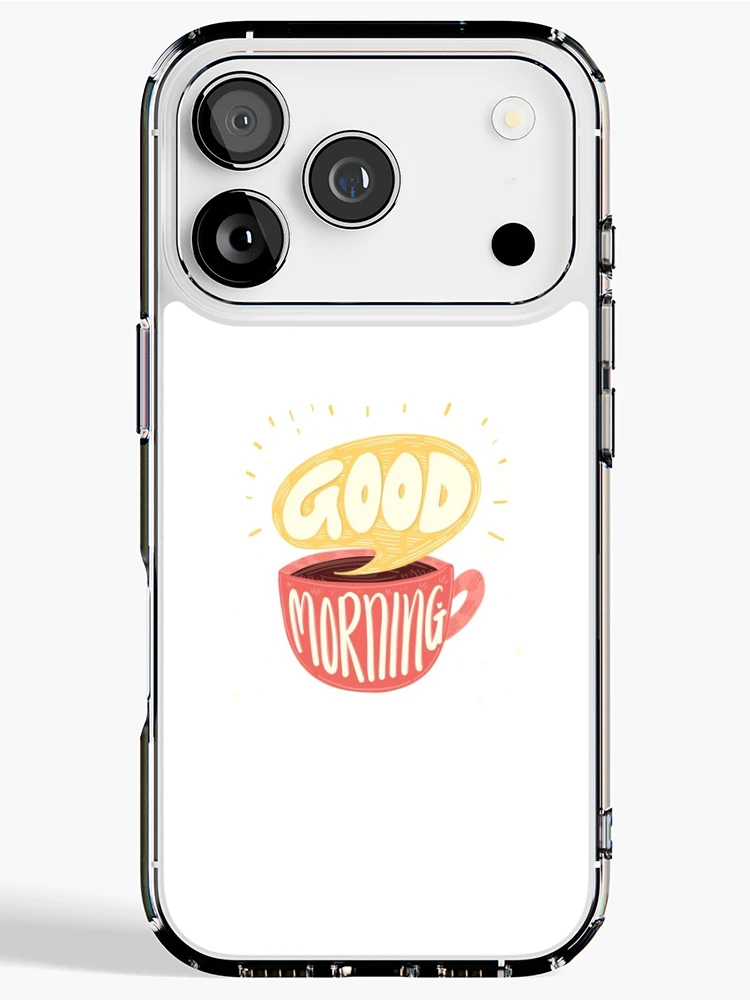 Thumbnail 1 of 5, iPhone Case, Good Morning Coffee designed and sold by ReesDesigns.
