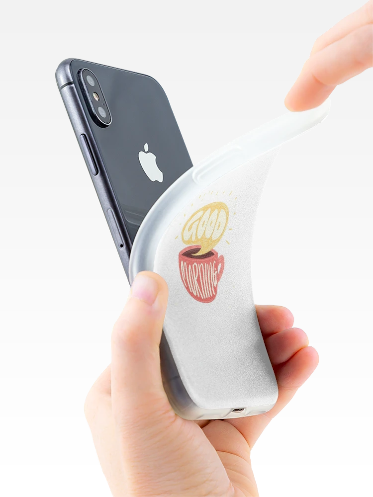 Thumbnail 4 of 5, iPhone Case, Good Morning Coffee designed and sold by ReesDesigns.