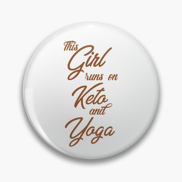 Item preview, This Girl runs on Keto and Yoga designed and sold by KetoLove.
