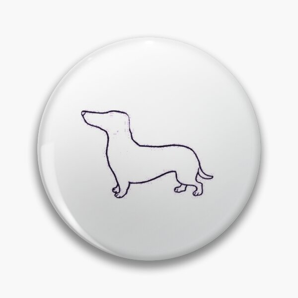 Item preview, Purple Neon Dachshund Outline designed and sold by Stenbie.