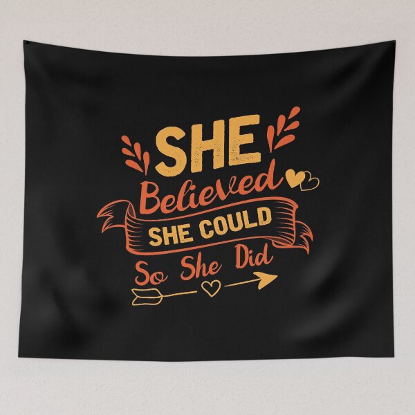 Item preview, She Believed She Could So She Did designed and sold by mteehut.