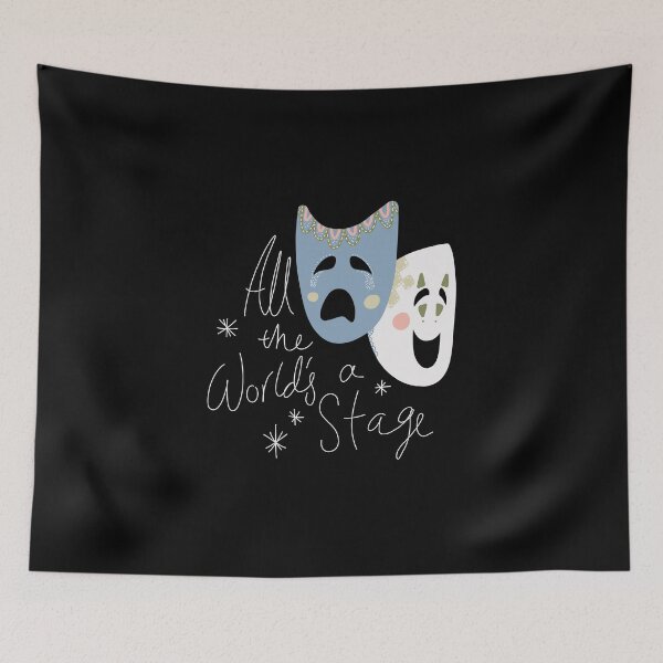 Item preview, Theatre Masks All The World's A Stage designed and sold by Miwhi’s Shop.