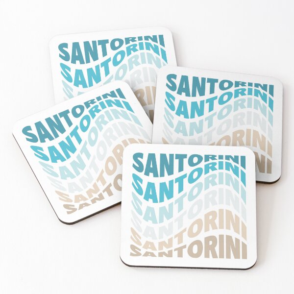 Item preview, Santorini waves typography designed and sold by stu-dio-art.