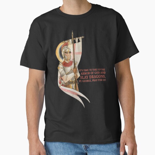 Item preview, St. George - "Slay Dragons" designed and sold by SaintlyStitches.