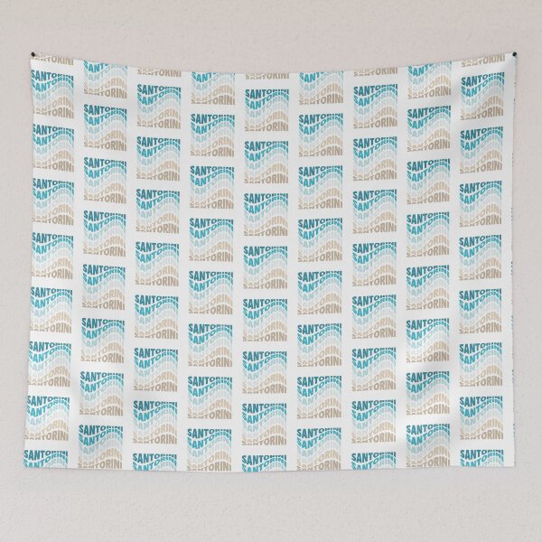 Item preview, Santorini waves typography designed and sold by stu-dio-art.