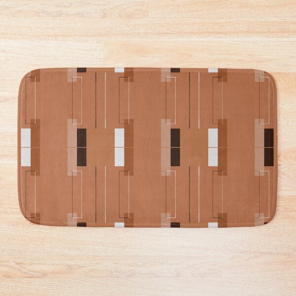 Item preview, White Hairline with Soft Red Squares designed and sold by Istvan Ocztos.