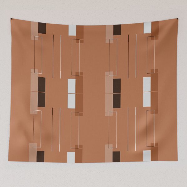 Item preview, White Hairline with Soft Red Squares designed and sold by Istvan Ocztos.