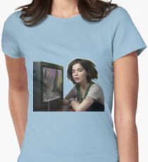Bjork AESTETIC tv T-shirt col V femme
