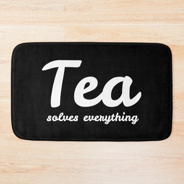 Item preview,  Tea Solves Everything Funny Tea Lover Quote Cozy Aesthetic Cute designed and sold by sillyquestions.
