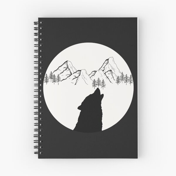 Item preview, Howling wolf designed and sold by ArtByMeShop.