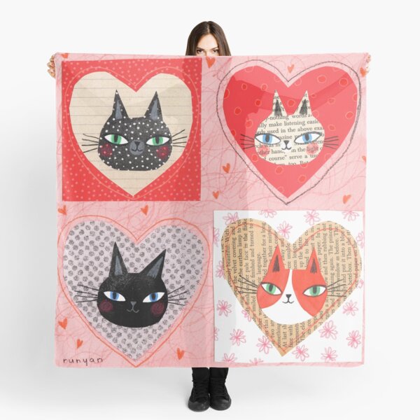 KITTY HEARTS Scarf