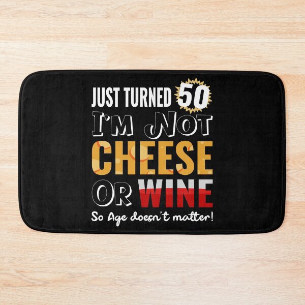 Artikelvorschau, Lustiges 50. Geburtstagsgeschenk - Wein und Käse entworfen und verkauft von MoonsmileProd.