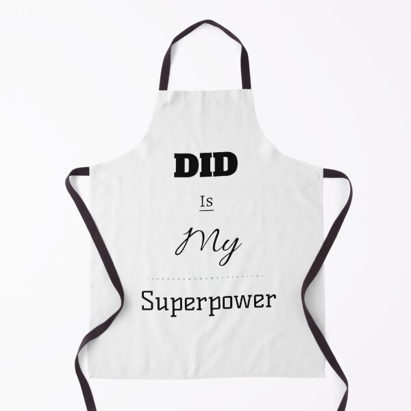 Item preview, DID Is My Superpower Black Plain designed and sold by GladBlackLamb.