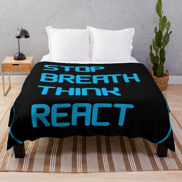 Item preview, STOP BREATH THINK REACT designed and sold by GOTOCREATE.