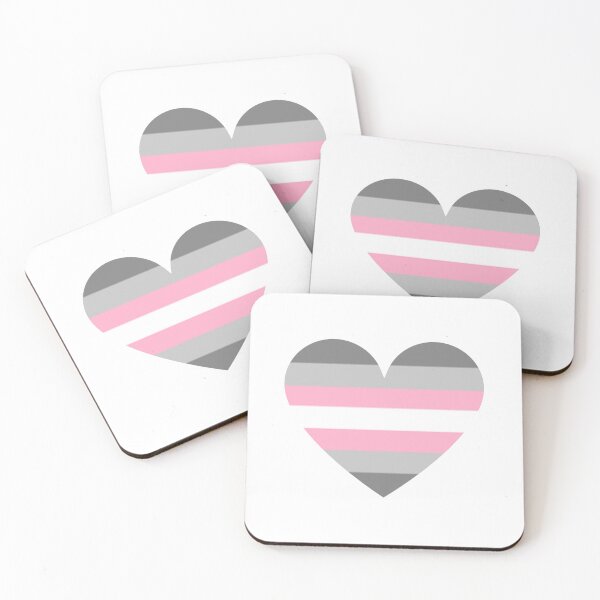 Item preview, Pride Flag Heart - Demigirl Pride - White Background designed and sold by thesassypanda.