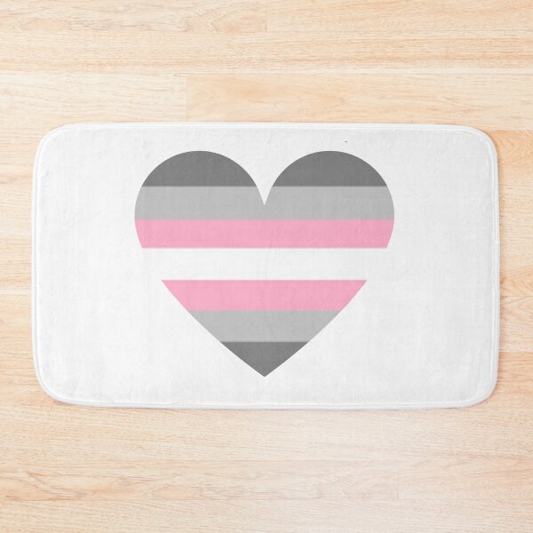 Item preview, Pride Flag Heart - Demigirl Pride - White Background designed and sold by thesassypanda.