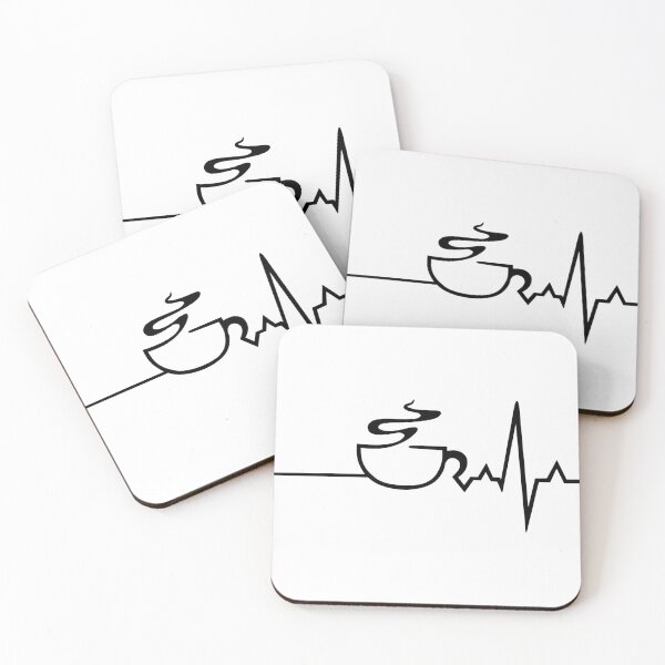 Item preview, Coffee cup heart beat designed and sold by Nickb22.