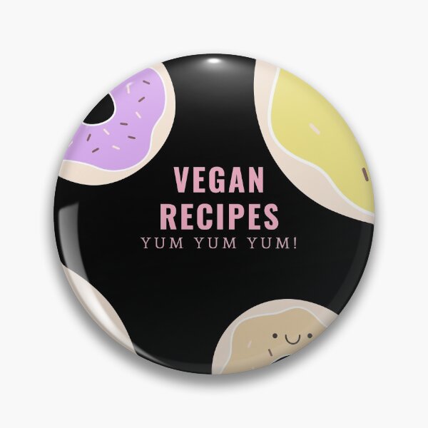 Item preview, VEGAN RECIPES Yum Cute KAWAII Donut Pastel  designed and sold by a-little-ink.