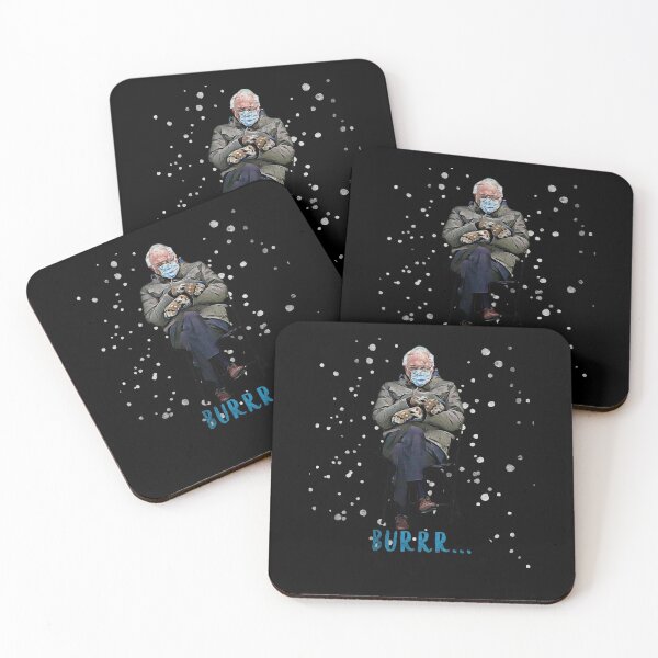 Item preview, Funny Bernie Sanders Mittens Sitting Inauguration Meme designed and sold by maxwang0802.
