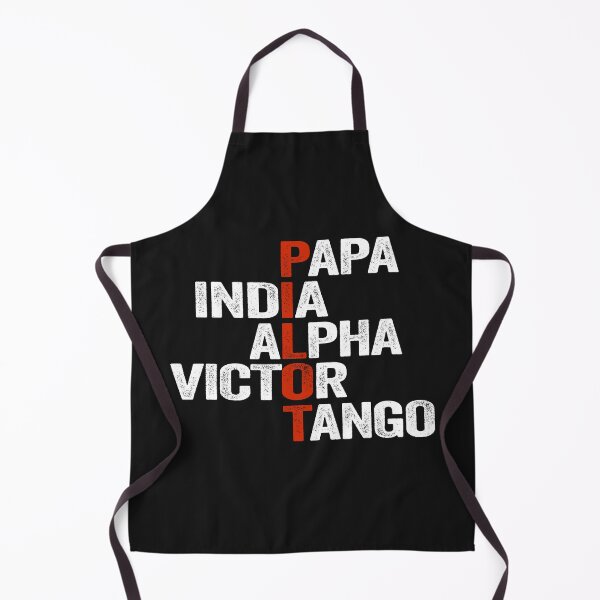 Item preview, Pilot Alphabet PAPA INDIA ALPHA VICTOR TANGO - Vintage designed and sold by FouDeeziner.