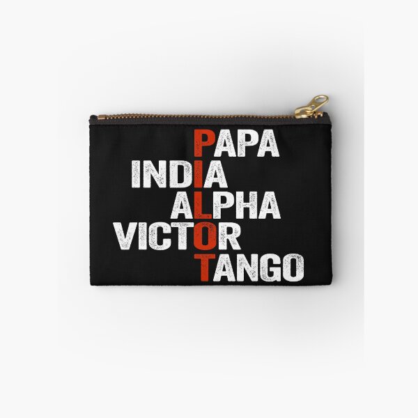 Item preview, Pilot Alphabet PAPA INDIA ALPHA VICTOR TANGO - Vintage designed and sold by FouDeeziner.