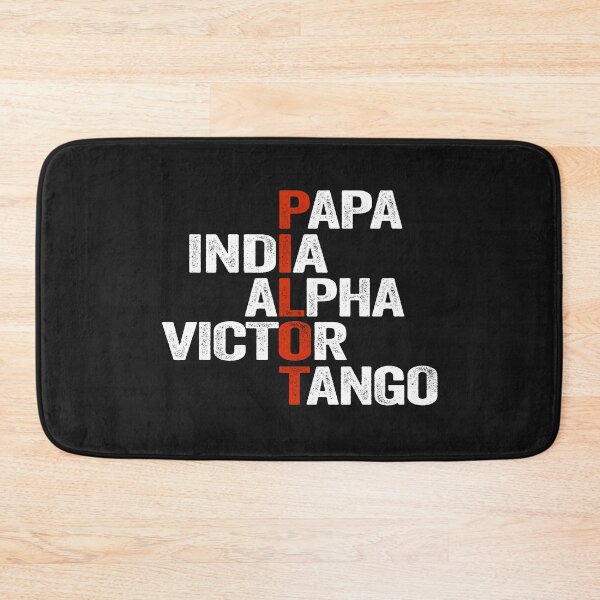 Item preview, Pilot Alphabet PAPA INDIA ALPHA VICTOR TANGO - Vintage designed and sold by FouDeeziner.
