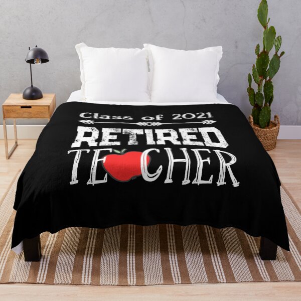Item preview, Teacher Retired 2021 / Gift Retirement Class School Retiree design designed and sold by CreatedByHeidi.