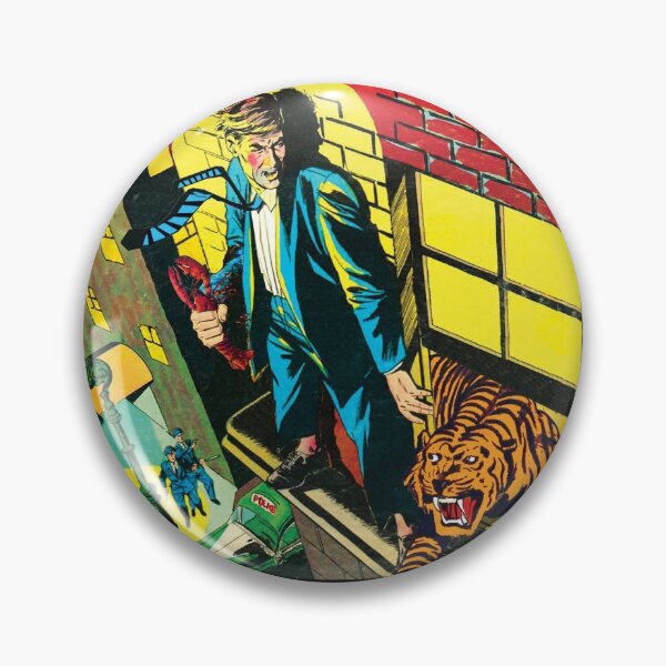 HYPERTHICK comic issue 1 cover - Steve Aylett Pin