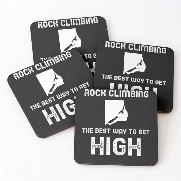 Item preview, Rock Climbing is the Best Way to get High shirt designed and sold by Wingo-Designs.