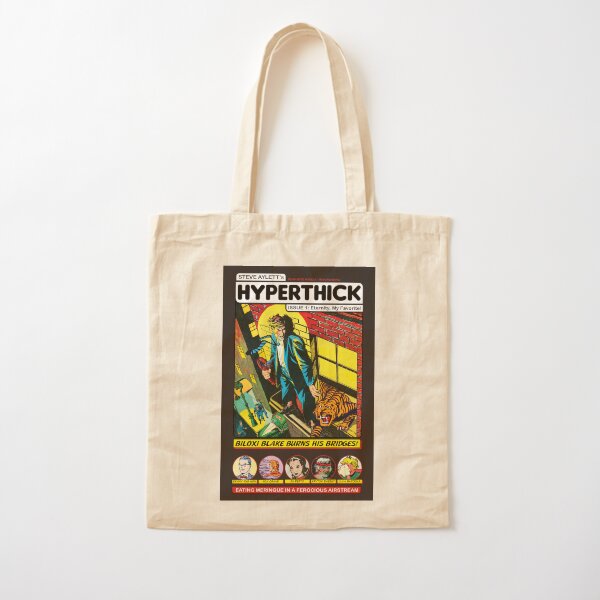 HYPERTHICK comic issue 1 cover - Steve Aylett Cotton Tote Bag