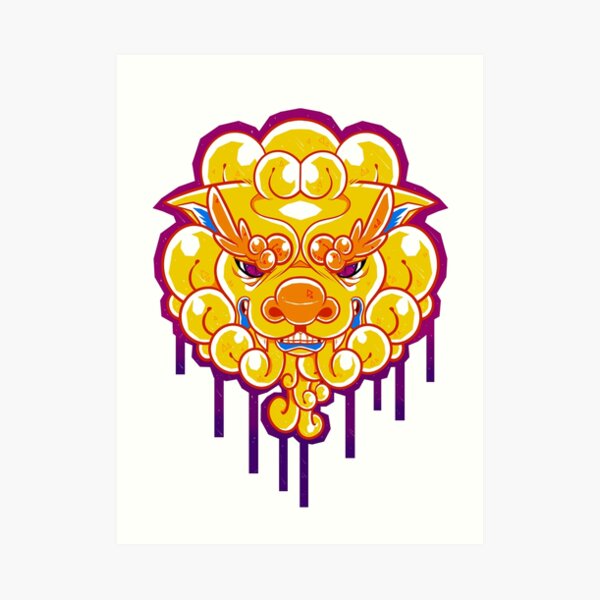 Foo Dog Art Prints Redbubble
