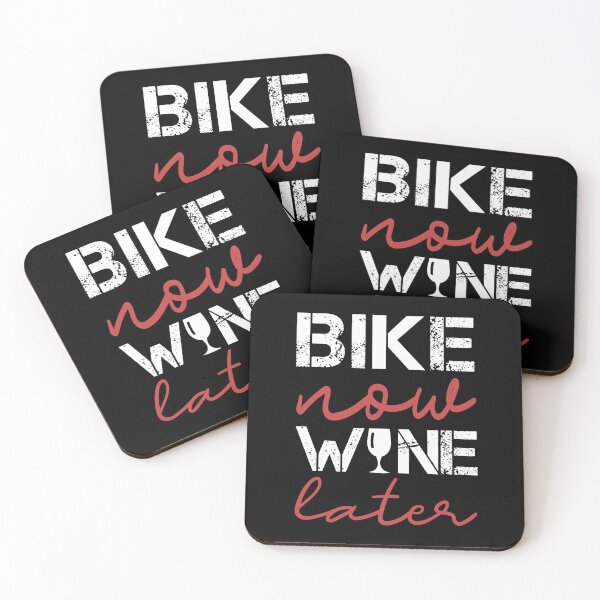 Item preview, Bike Riding Wine Drinker Saying / Funny Cycling Workout design designed and sold by CreatedByHeidi.
