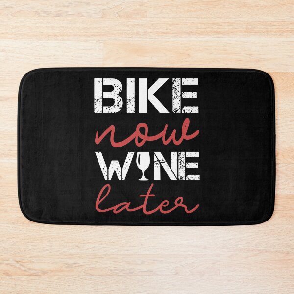 Item preview, Bike Riding Wine Drinker Saying / Funny Cycling Workout design designed and sold by CreatedByHeidi.