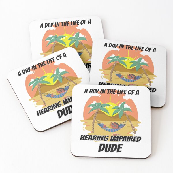 Item preview, A Day In The Life Of A Hearing Impaired Dude designed and sold by my-green-gecko.