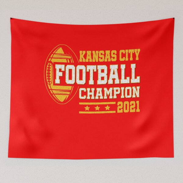 Item preview, Vintage Playoffs Fan Tee Kansas City Football Champions 2021 designed and sold by Siiiiichfried.