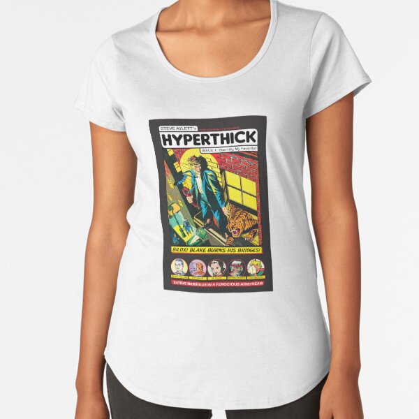 HYPERTHICK comic issue 1 cover - Steve Aylett Premium Scoop T-Shirt