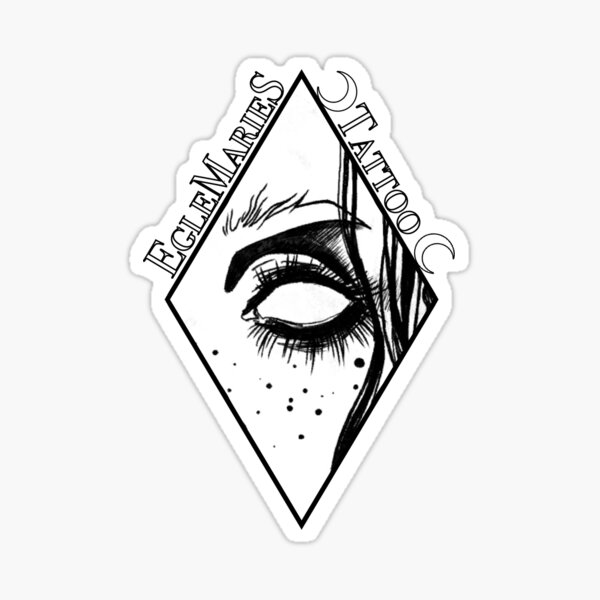 "Hollow Eye Sticker" Sticker by EgleMarieTattoo Redbubble
