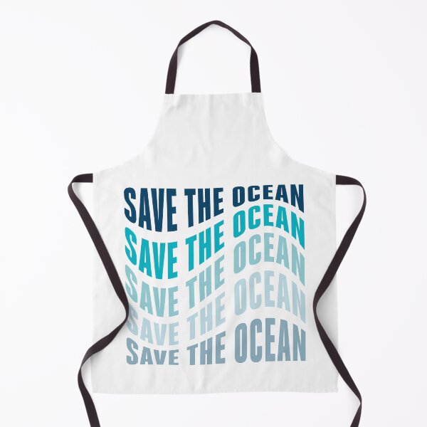 Item preview, Save the ocean waves typography designed and sold by stu-dio-art.
