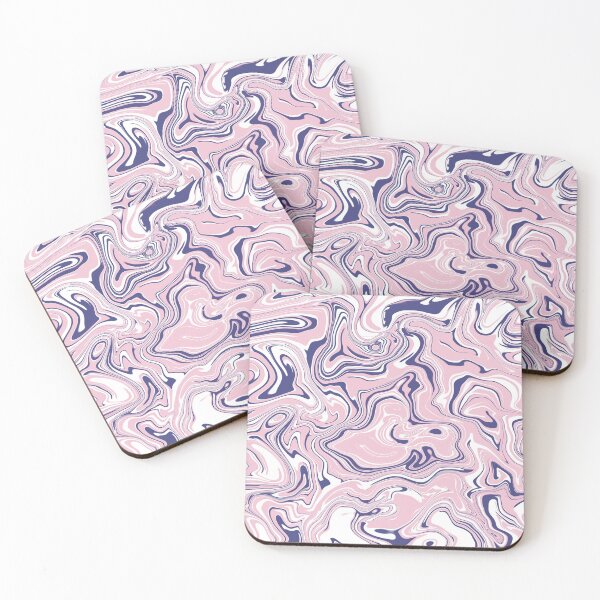 Item preview, Arte digital licuado rosa y azul designed and sold by ArtandPatterns1.