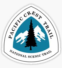 Pacific Crest National Scenic Trail Sign, USA Sticker