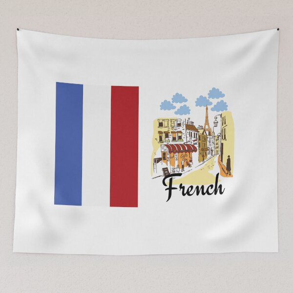 Item preview, FRENCH LANGUAGE NOTES France Retro Cute designed and sold by a-little-ink.