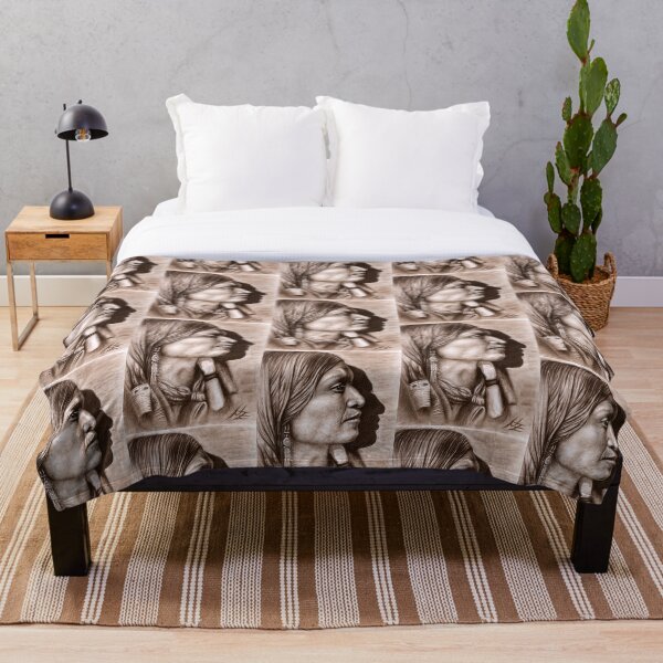 Item preview, Profile Jicarilla Apache Chief designed and sold by Arts & Dogs.