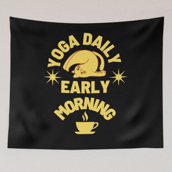 Item preview, Yoga Daily Early Morning designed and sold by HappinessWorld.