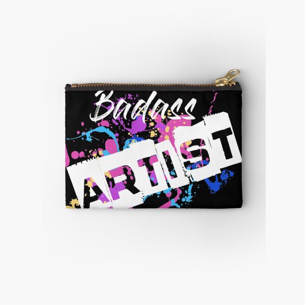 Item preview, Badass Artist Graphic Text on Messy Paint Splatter designed and sold by Ariadne Mayz.