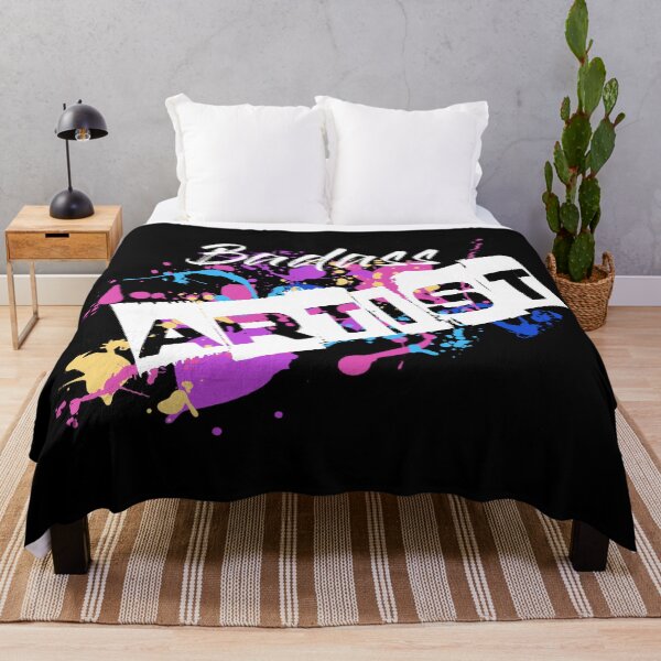 Item preview, Badass Artist Graphic Text on Messy Paint Splatter designed and sold by Ariadne Mayz.