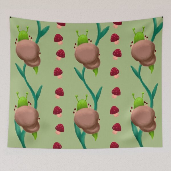 Item preview, Snails and mushrooms  designed and sold by KaitLouise.